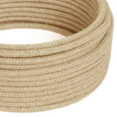 Snoer natuurlijk jute per cm