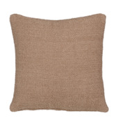 Kussen effen beige 45 x 45 cm