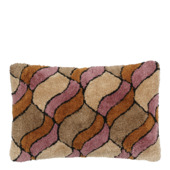 Kussen graphic roze 55 x 35 cm