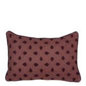 Kussen graphic bordeaux 55 x 35 cm