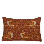 Kussen print luipaard bruin 55 x 35 cm