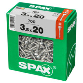 Spax universele schroef 3,5 x 20 mm wirox 700 stuks