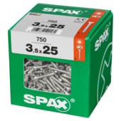 Spax universele schroef 3,5 x 25 mm wirox 750 stuks