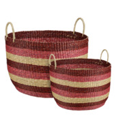 Opbergmand roze - h38xd38cm