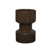 Keramieken bloempot bruin 29,5x29,5x45,8cm
