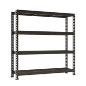 Handson Industrieel Opbergrek Zwart – 180x180x60 cm – 300 kg Draagkracht