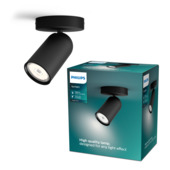 Philips opbouwspot Pongee zwart
