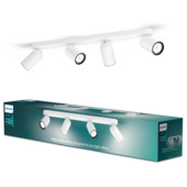 Philips spot Pongee 4-lichts wit
