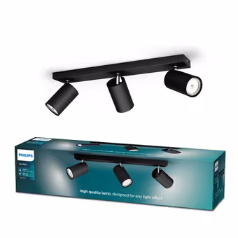 Philips triospot Kosipo zwart