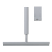 Sealskin Senso telescopische raam- en vloerwisser 24-97cm inclusief flexibele glashaak lichtgrijs