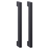 Karwei deurgreep dubbel Eddy zwart RVS