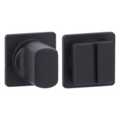 KARWEI zelfklevend vrij-bezet rozet vierkant zwart (RVS)