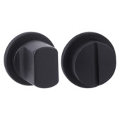 KARWEI zeflklevend vrij-bezet rozet rond zwart (RVS)