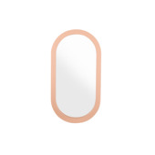 Spiegel met houten frame perzik 26,5x50x2,5cm