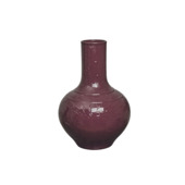 Keramieken vaas paars 31x31x54cm