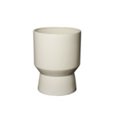 Keramieken bloempot creme 30x30x40cm