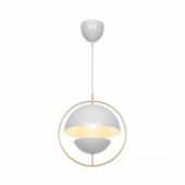 Nordlux hanglamp Tavia wit messing 40W - E27