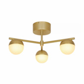 Nordlux plafondlamp Contina geborsteld messing 5W - G9