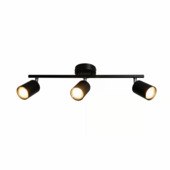 Nordlux 3 opbouw spot Explore zwart 7W - GU10