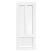 Arne & Bodil binnendeur ABT107 blank facetglas - wit afgelakt