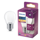 Philips LED kogel E27 1,9W mat niet dimbaar