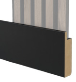 Onder-bovenplint voor lattenwand 11,7 x 244 cm