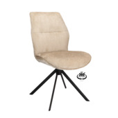 Eetkamerstoel Onne Movie desert beige chenille stof