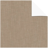 Kleurstaal KARWEI verduisterend dubbel plisségordijn taupe wit structuur (28195)