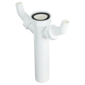 Sanivesk Dubbel T-Stuk voor Afvoerslang Kunststof 40mm