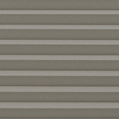 Kleurstaal KARWEI lichtdoorlatend dubbel plisségordijn glans vergrijsd bruin (28642)