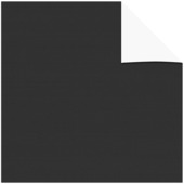 Kleurstaal KARWEI verduisterend rolgordijn zwart (28145)