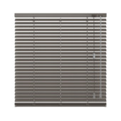 KARWEI aluminium jaloezie gewoon raam 28402 geborsteld metaal 25 mm op maat