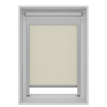 KARWEI rolgordijn dakraam 28142 off-white verduisterend op maat