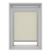 KARWEI rolgordijn dakraam 28142 off-white verduisterend op maat