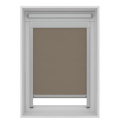 KARWEI rolgordijn dakraam 28146 bruin verduisterend op maat