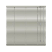 KARWEI aluminium jaloezie gewoon raam 28417 zijdeglans taupe 16 mm op maat