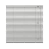 KARWEI aluminium jaloezie gewoon raam 28407 mat lichtgrijs 16 mm op maat