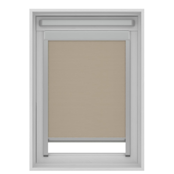 KARWEI rolgordijn dakraam 28130 champagne parelmoer lichtdoorlatend op maat