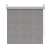 KARWEI rolgordijn gewoon raam 28203 grijs wit structuur verduisterend op maat