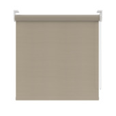 KARWEI rolgordijn gewoon raam 28205 taupe grijs structuur verduisterend op maat