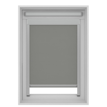 KARWEI rolgordijn dakraam 28147 koel grijs verduisterend op maat