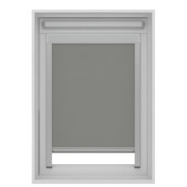 KARWEI rolgordijn dakraam 28147 koel grijs verduisterend op maat