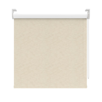KARWEI rolgordijn gewoon raam 28193 beige/wit structuur verduisterend op maat