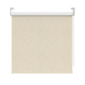 KARWEI rolgordijn gewoon raam 28193 beige/wit structuur verduisterend op maat