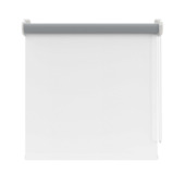KARWEI rolgordijn draaikiepraam 28196 wit zilveren achterzijde verduisterend op maat