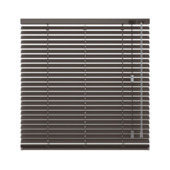 KARWEI aluminium jaloezie gewoon raam 28405 mat bruin 25 mm op maat