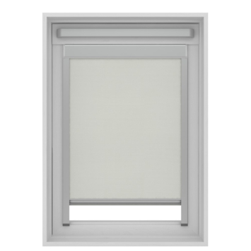 KARWEI rolgordijn dakraam 28154 wit verduisterend op maat