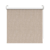 KARWEI rolgordijn draaikiepraam 28188 taupe structuur verduisterend op maat