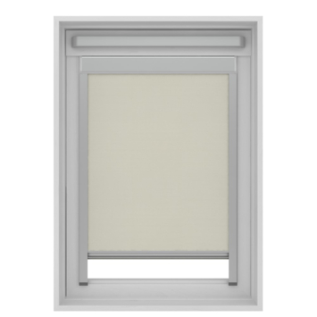 KARWEI rolgordijn dakraam 28155 off-white verduisterend op maat