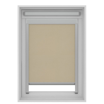 KARWEI rolgordijn dakraam 28171 champagne parelmoer verduisterend op maat